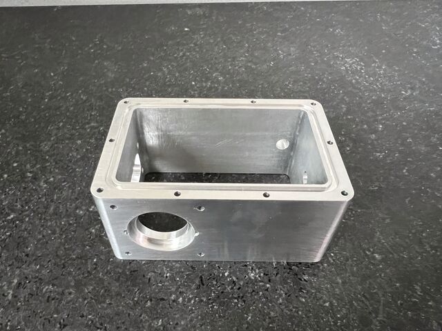 Milled aluminum housing