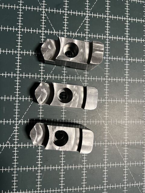 Milled steel parts