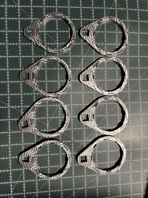 Thin machined rings